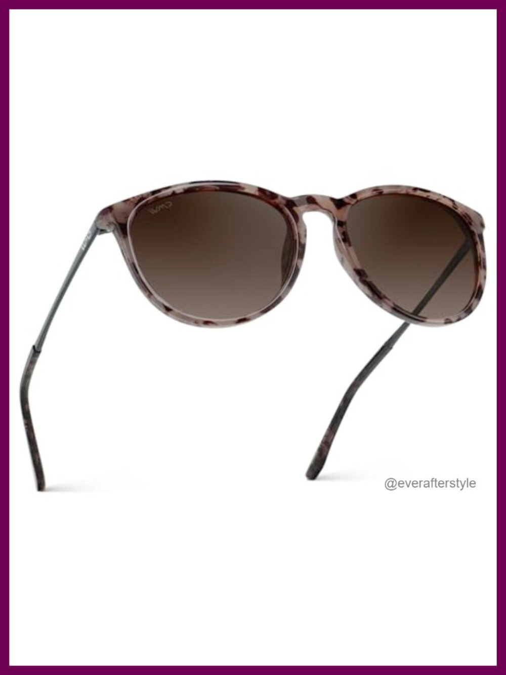 WearMe Pro Drew Polarized Round Sunglasses Polycarbonate UV400